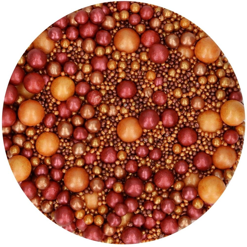 FunCakes Soft Pearls Mix Golden Passion 80 g - FunCakes