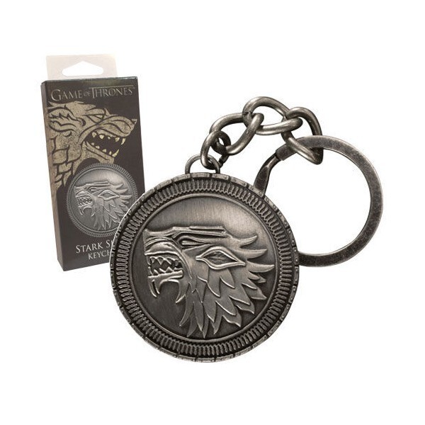NOBLE COLLECTION Klíčenka Hra o Trůny (Game of Thrones) - Stark Shield