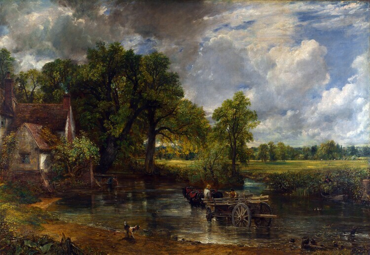 John Constable Plakát, Obraz - The Hay Wain, 1821, John Constable, 40 × 26.7 cm