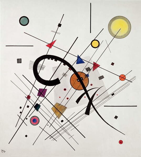 Wassily Kandinsky Plakát, Obraz - Grey Square (1923), Wassily Kandinsky, 35.8 × 40 cm