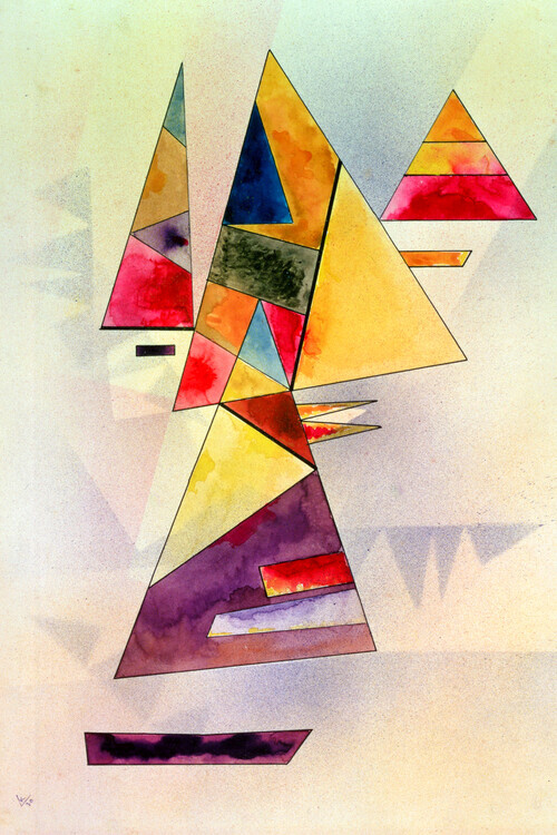 Wassily Kandinsky Plakát, Obraz - Composition (1930), Wassily Kandinsky, 26.7 × 40 cm