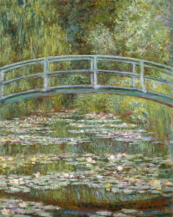 Claude Monet Plakát, Obraz - Rybník s lekníny, Claude Monet, 30 × 40 cm