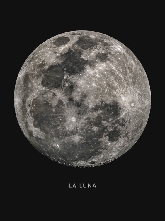 Finlay & Noa Plakát, Obraz - La luna, Finlay & Noa, 30 × 40 cm