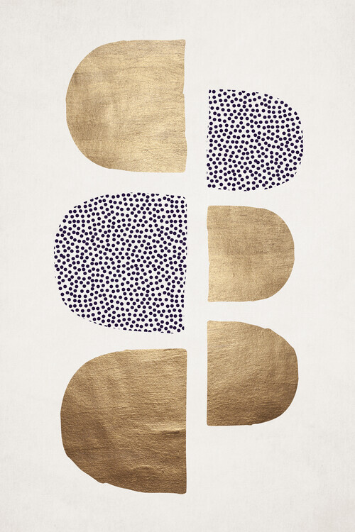 Kubistika Plakát, Obraz - Geometric No.7, Kubistika, 26.7 × 40 cm