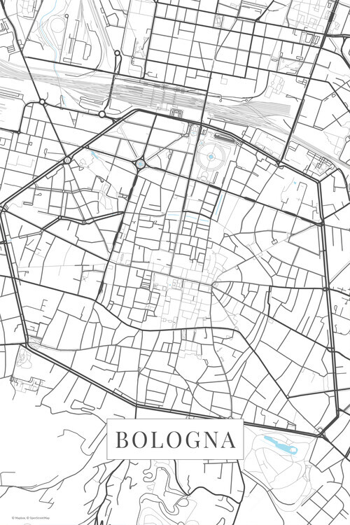 Europosters Plakát, Obraz - Bologna white, 26.7 × 40 cm