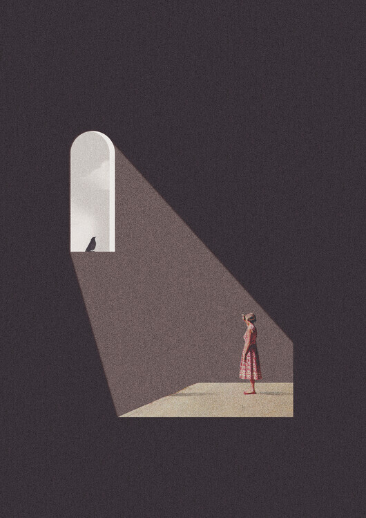 Maarten Léon Plakát, Obraz - Enlighten me, Maarten Léon, 30 × 40 cm