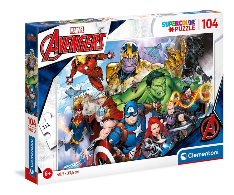 CLEMENTONI Puzzle Marvel - Avengers, 104 ks