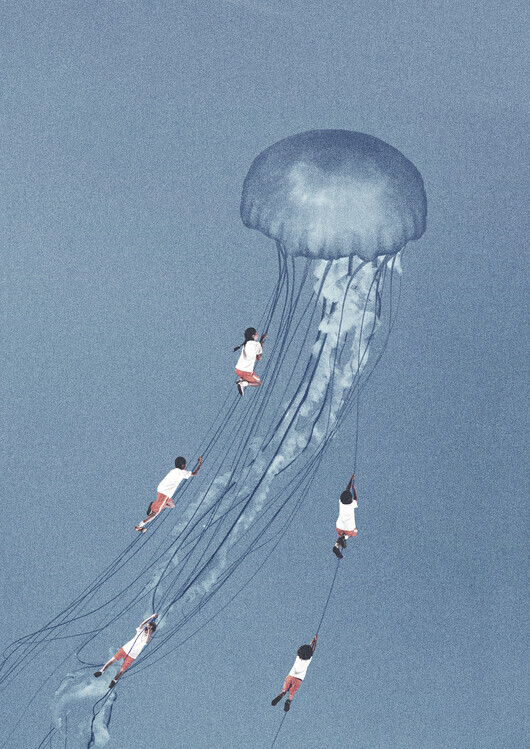 Maarten Léon Plakát, Obraz - We came home smiling, Maarten Léon, 30 × 40 cm