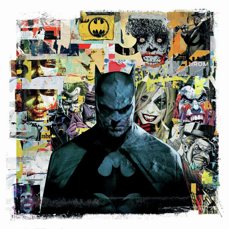 Europosters Plakát, Obraz - Batman Dark in mind, 40 × 40 cm