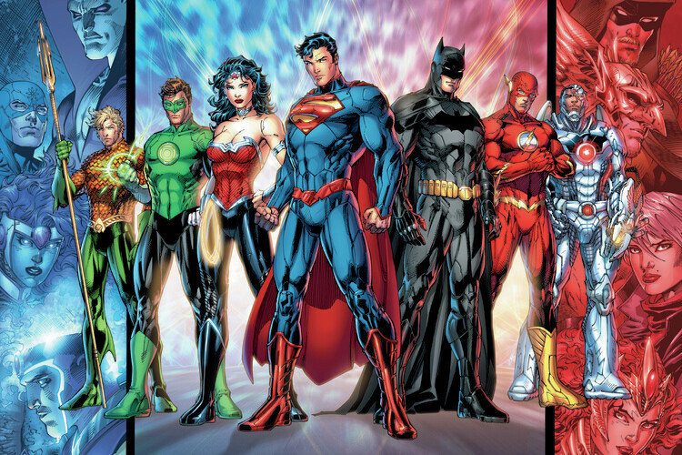 Europosters Plakát, Obraz - Justice League - United, 40 × 26.7 cm