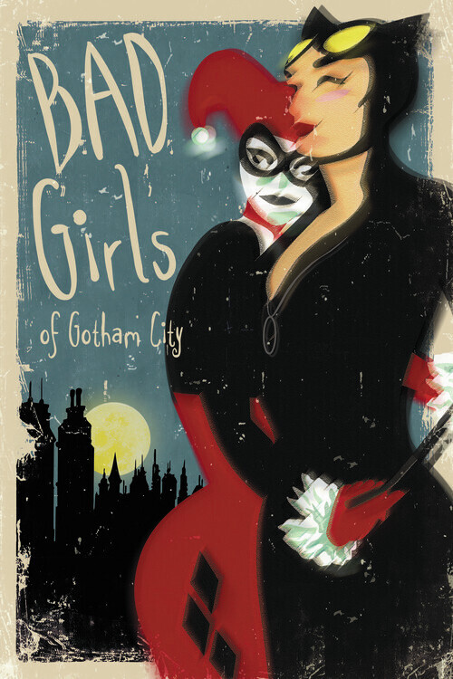 Europosters Plakát, Obraz - Bad Girls of Gotham City, 26.7 × 40 cm