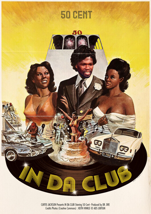 Ads Libitum / David Redon Plakát, Obraz - In da club, Ads Libitum / David Redon, 30 × 40 cm