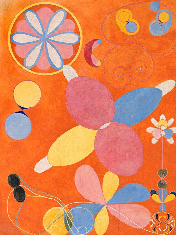 Hilma af Klint Plakát, Obraz - The 10 Largest No.4, Hilma af Klint, 30 × 40 cm