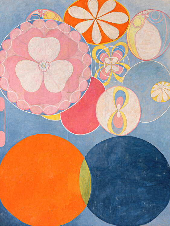 Hilma af Klint Plakát, Obraz - The 10 Largest No.2, Hilma af Klint, 30 × 40 cm