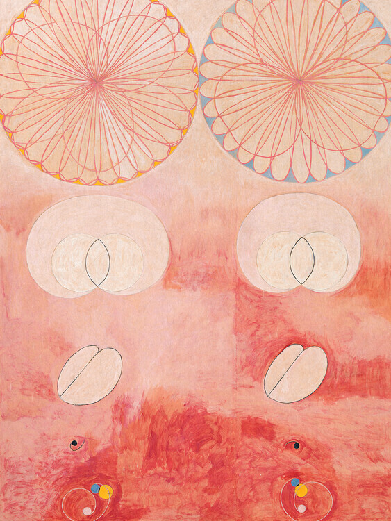 Hilma af Klint Plakát, Obraz - The 10 Largest No.9, Hilma af Klint, 30 × 40 cm