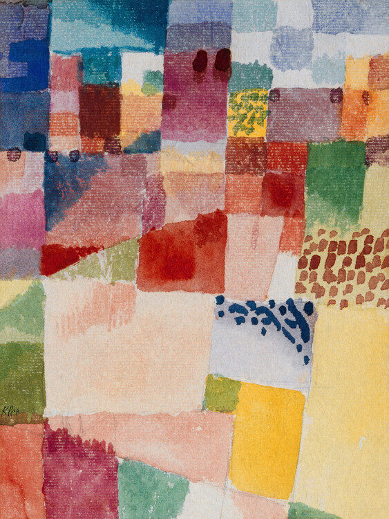 Paul Klee Plakát, Obraz - Motif from Hammamet, Paul Klee, 30 × 40 cm