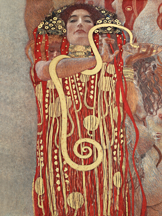 Gustav Klimt Plakát, Obraz - Hygieia (1907), Gustav Klimt, 30 × 40 cm