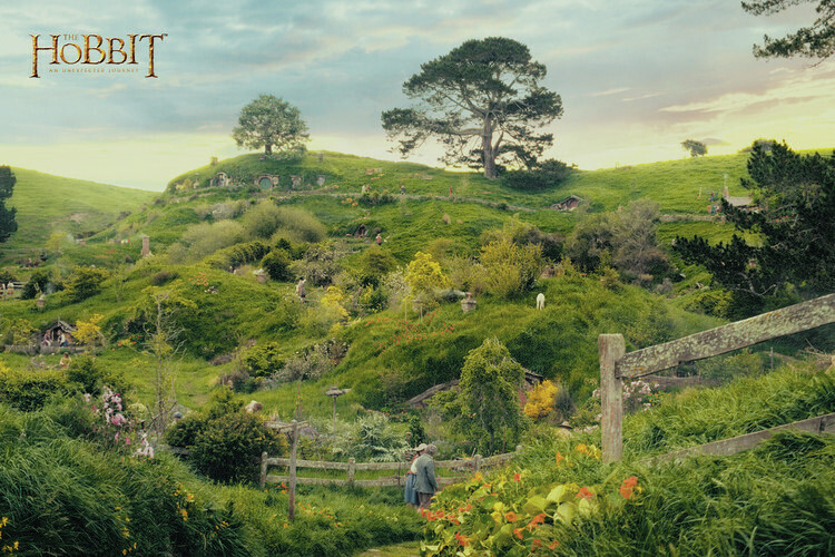 Europosters Plakát, Obraz - The Hobbit - Hobbiton, 40 × 26.7 cm