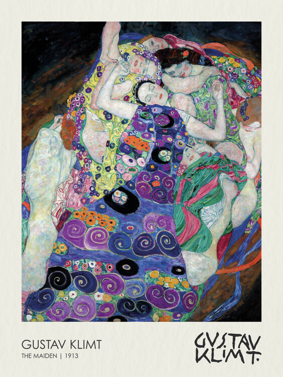 Gustav Klimt Plakát, Obraz - The Maiden (1913), Gustav Klimt, 30 × 40 cm