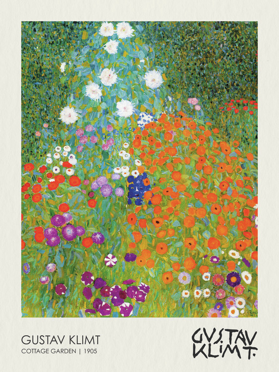 Gustav Klimt Plakát, Obraz - Cottage Garden (1905), Gustav Klimt, 30 × 40 cm