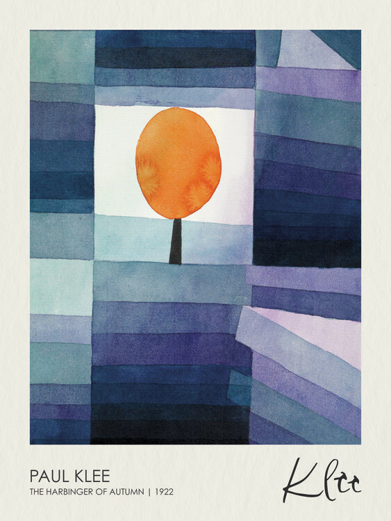 Paul Klee Plakát, Obraz - The Harbinger of Autumn (1922), Paul Klee, 30 × 40 cm