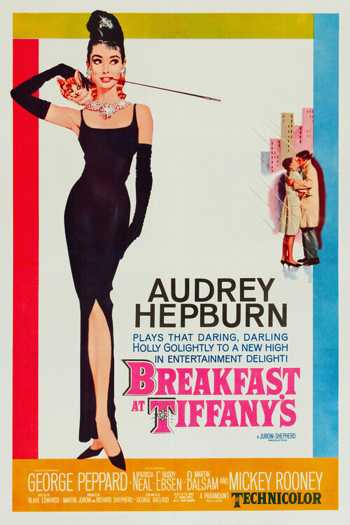 Europosters Plakát, Obraz - Breakfast at Tiffany's, 26.7 × 40 cm