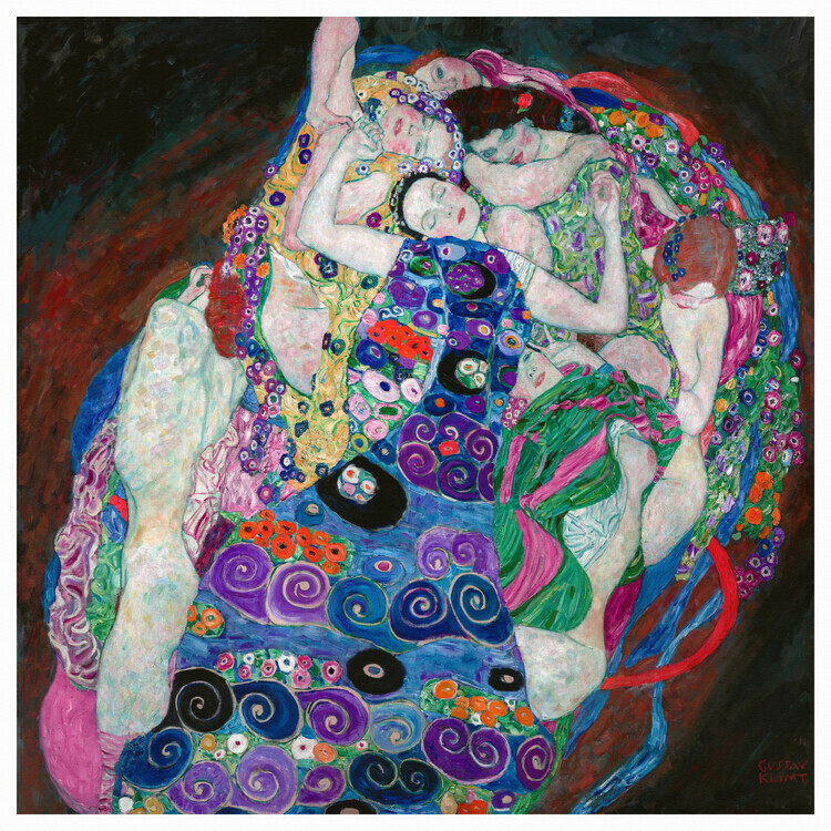Gustav Klimt Plakát, Obraz - The Virgin (1913), Gustav Klimt, 40 × 40 cm