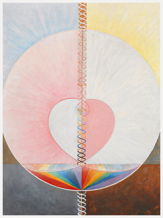 Hilma af Klint Plakát, Obraz - The Dove No.1, Hilma af Klint, 30 × 40 cm
