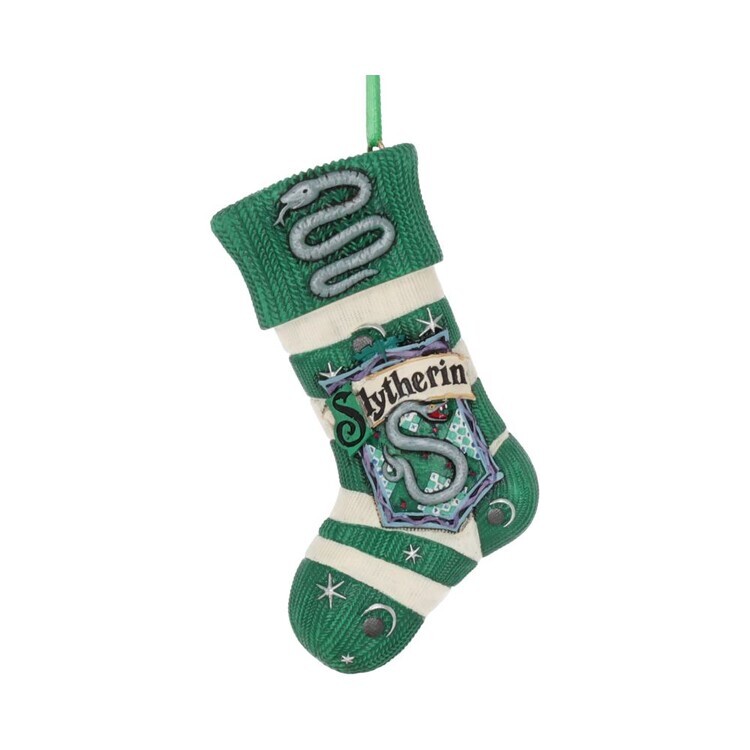 NEMESIS NOW Vánoční ozdoba Vánoční ozdoba Harry Potter - Slytherin Socks