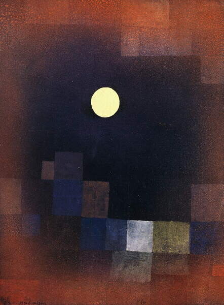 Klee, Paul Plakát, Obraz - Moonrise; Mondaufgang, 1925, Klee, Paul, 30 × 40 cm