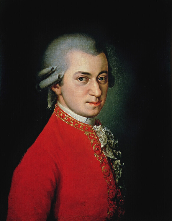 Barbara Krafft Plakát, Obraz - Wolfgang Amadeus Mozart (1818), Barbara Krafft, 30 × 40 cm