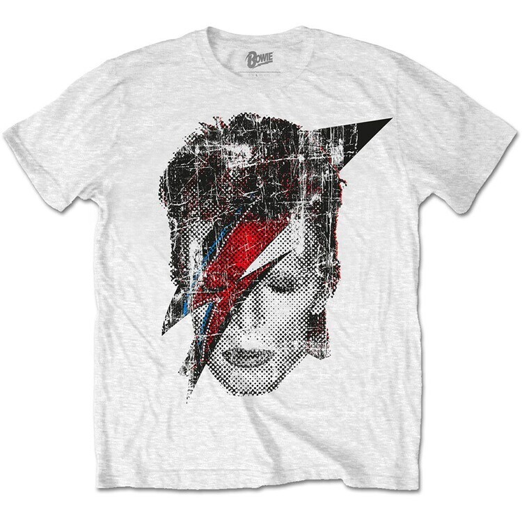 ROCKOFF Tričko David Bowie - Halfton Flash Face, XL