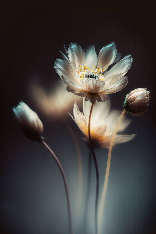 Treechild Plakát, Obraz - Growing At Night, Treechild, 26.7 × 40 cm