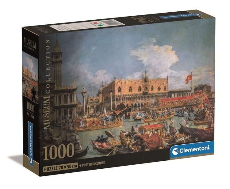 CLEMENTONI Puzzle Canaletto - The Bucentaur in front of the doge palace, 1000 ks