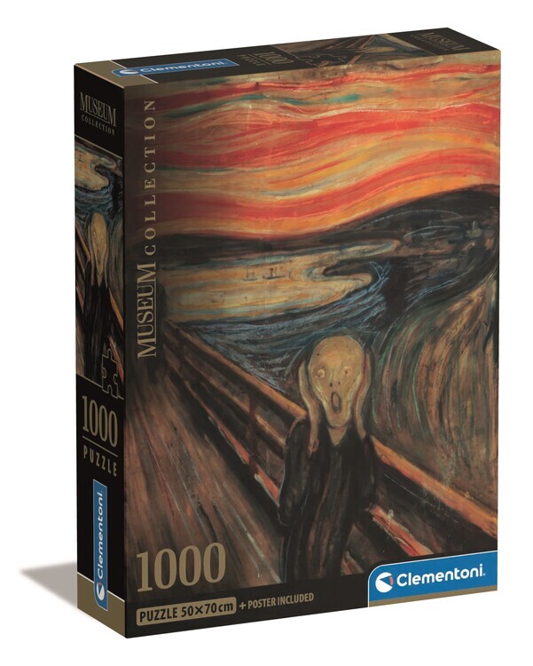 CLEMENTONI Puzzle Edvard Munch - L‘urlo, 1000 ks