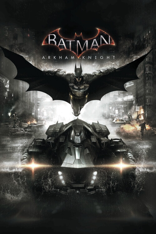 Europosters Plakát, Obraz - Batman Arkham Knight - Batmobile, 26.7 × 40 cm