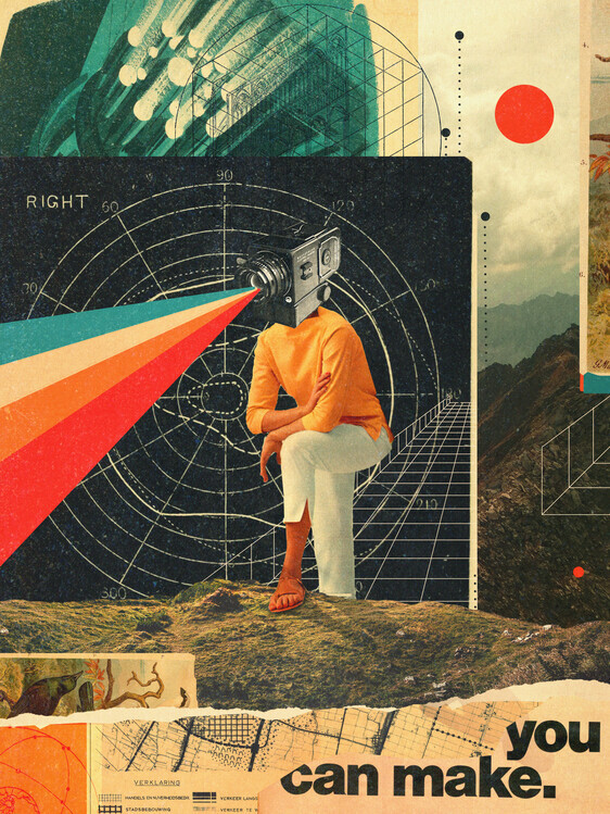 Frank Moth Plakát, Obraz - You Can Make It Right, Frank Moth, 30 × 40 cm