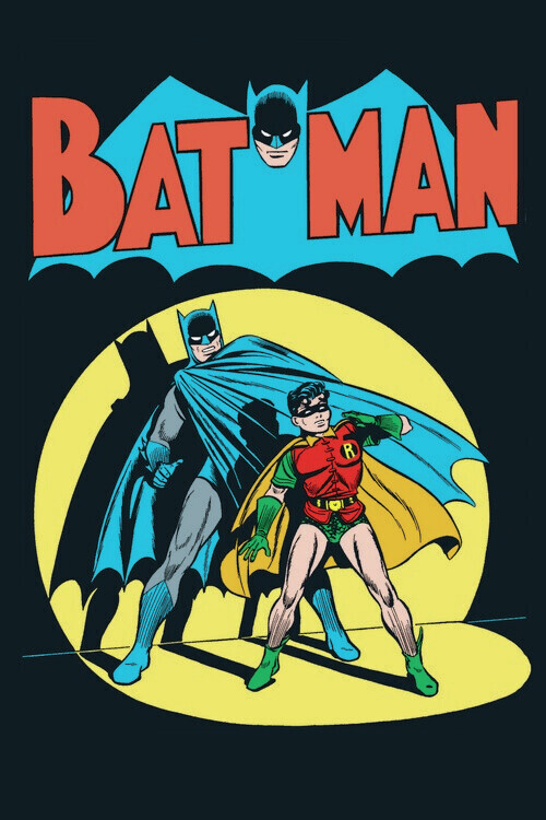 Europosters Plakát, Obraz - Batman - Robin, 26.7 × 40 cm
