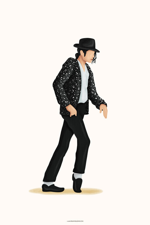 Nour Tohme Plakát, Obraz - Moonwalk, Nour Tohme, 26.7 × 40 cm