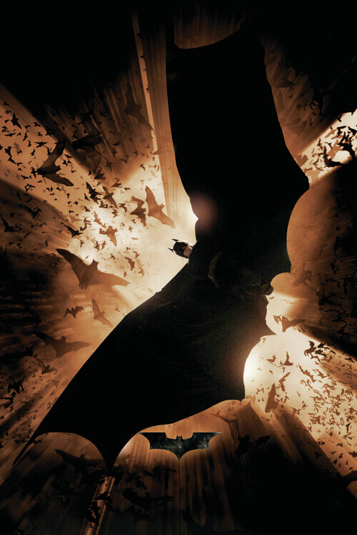 Europosters Plakát, Obraz - The Dark Knight Trilogy - Bat Wings, 26.7 × 40 cm