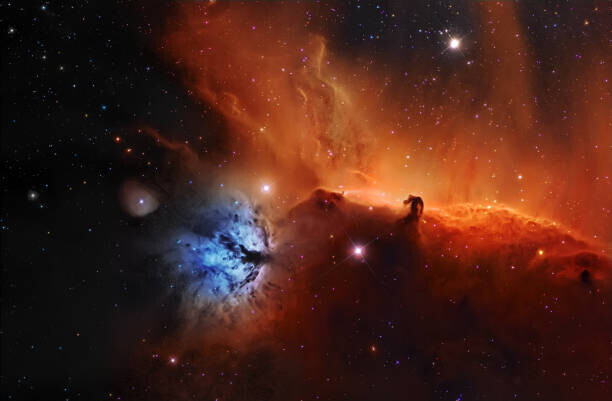 Paul C Swift Plakát, Obraz - Horsehead nebula, IC 434 Narrowband, Paul C Swift, 40 × 26.7 cm