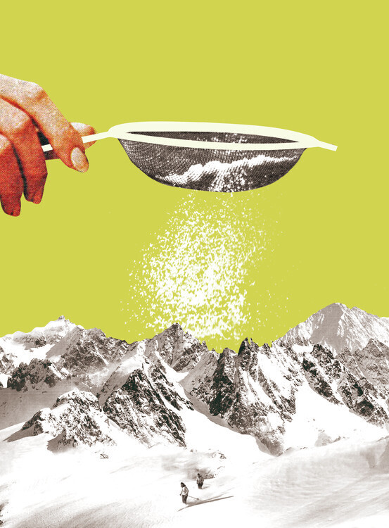 Circular Concepts Plakát, Obraz - Powder Days, Circular Concepts, 30 × 40 cm