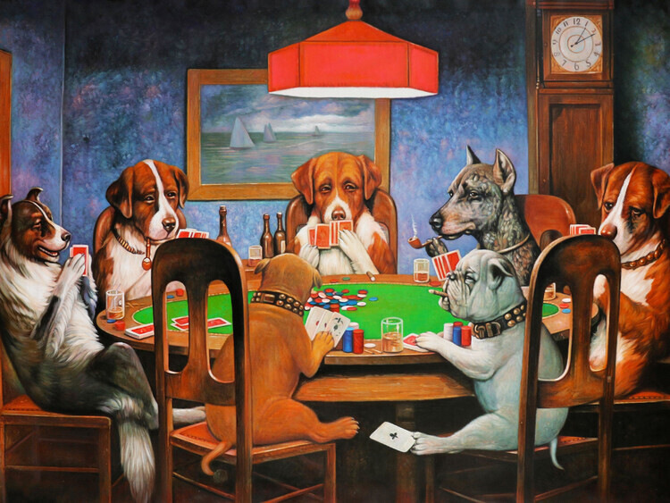 C. M. Coolidge Plakát, Obraz - A Friend in Need, C. M. Coolidge, 40 × 30 cm