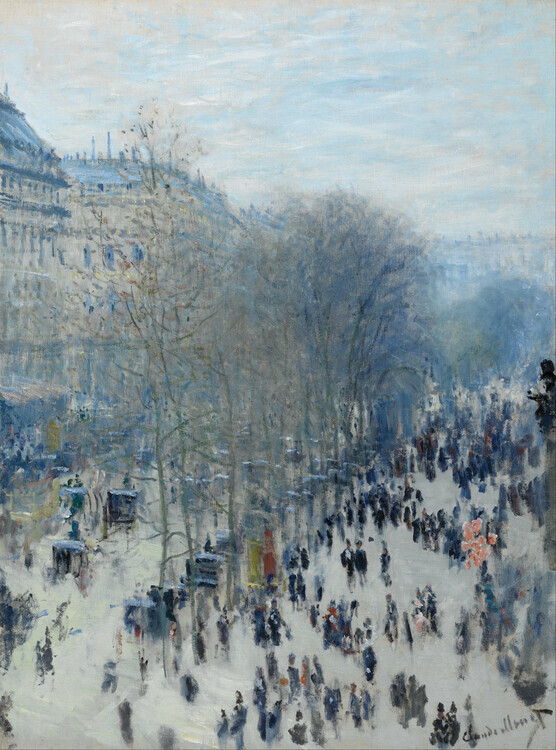 Claude Monet Plakát, Obraz - Boulevard des Capucines, Claude Monet, 30 × 40 cm