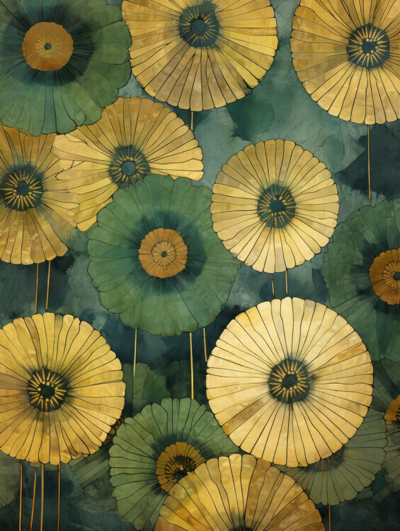 Bilge Paksoylu Plakát, Obraz - Poppies 14, Bilge Paksoylu, 30 × 40 cm