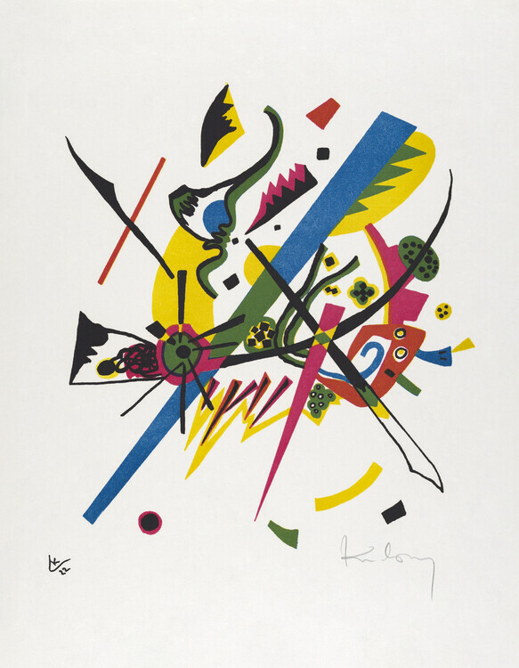 Wassily Kandinsky Plakát, Obraz - Kleine Welten I / Small Worlds I (1922), Wassily Kandinsky, 30 × 40 cm
