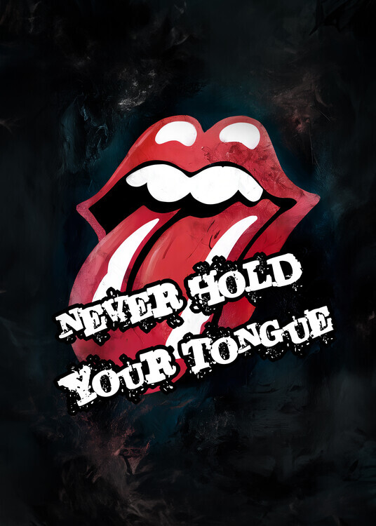 Andreas Magnusson Plakát, Obraz - Never Hold Your Tongue, Andreas Magnusson, 30 × 40 cm