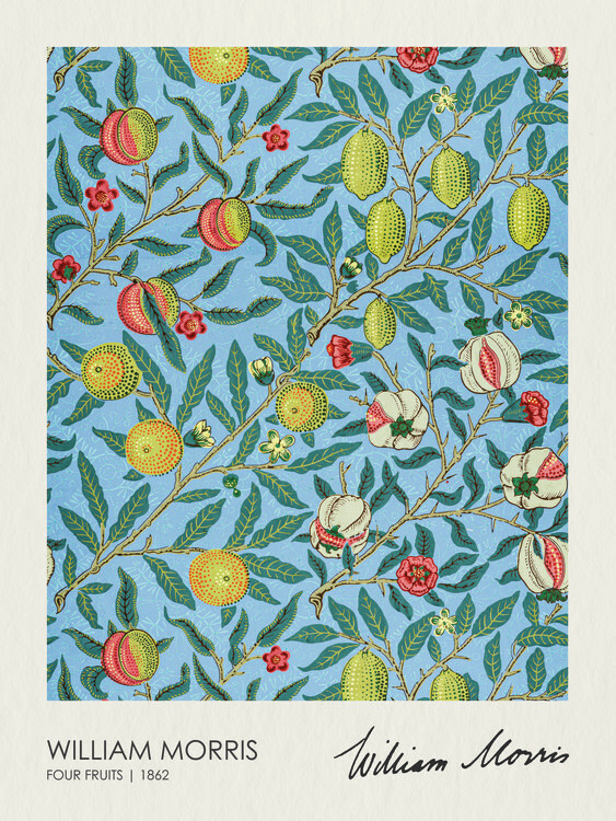 William Morris Plakát, Obraz - Four Fruits (1862), William Morris, 30 × 40 cm