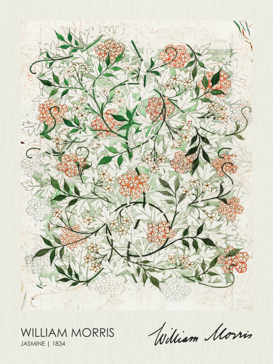 William Morris Plakát, Obraz - Jasmine (1834), William Morris, 30 × 40 cm