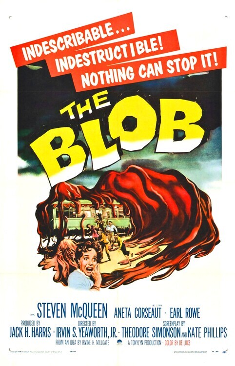 Europosters Plakát, Obraz - Blob 1958, 26.7 × 40 cm
